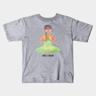 Prayer Mudra Kids T-Shirt